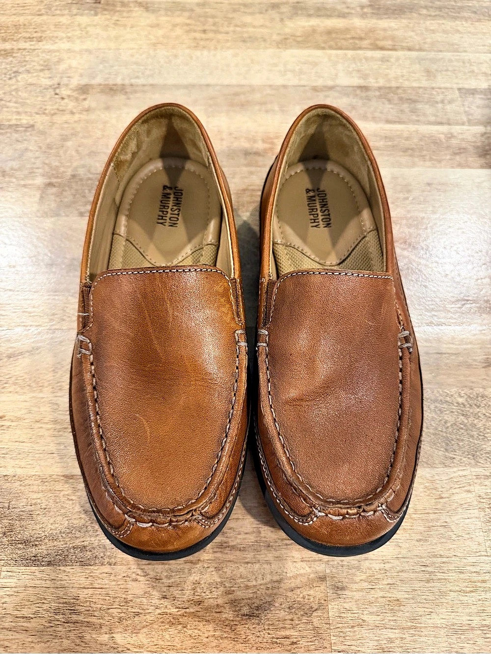 Johnston & Murphy Boys Leather Loafers
